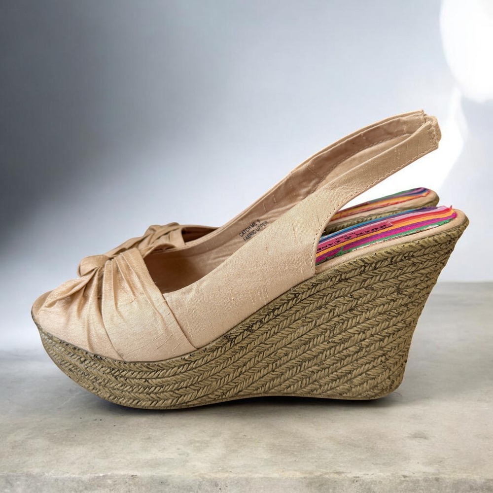 Rock Candy Platform Wedge Sandals Size 9 Boho Coastal Festival Summer‎
